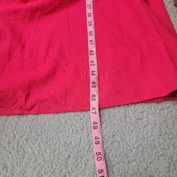 Free People Santorini Maxi Dress Sleeveless Hot Hibiscus Pink New Size 6. - Picture 10 of 14